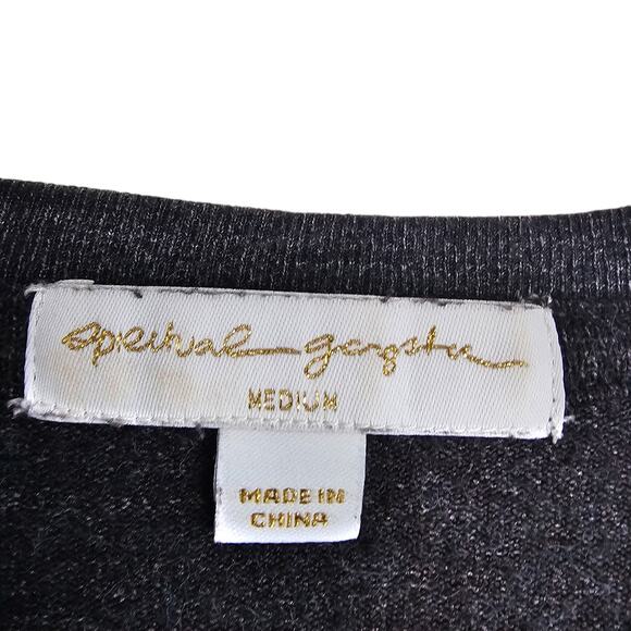 Spiritual Gangster Sweatshirt Women M Savasana Crewneck Pullover Sweater Gray - Picture 7 of 9